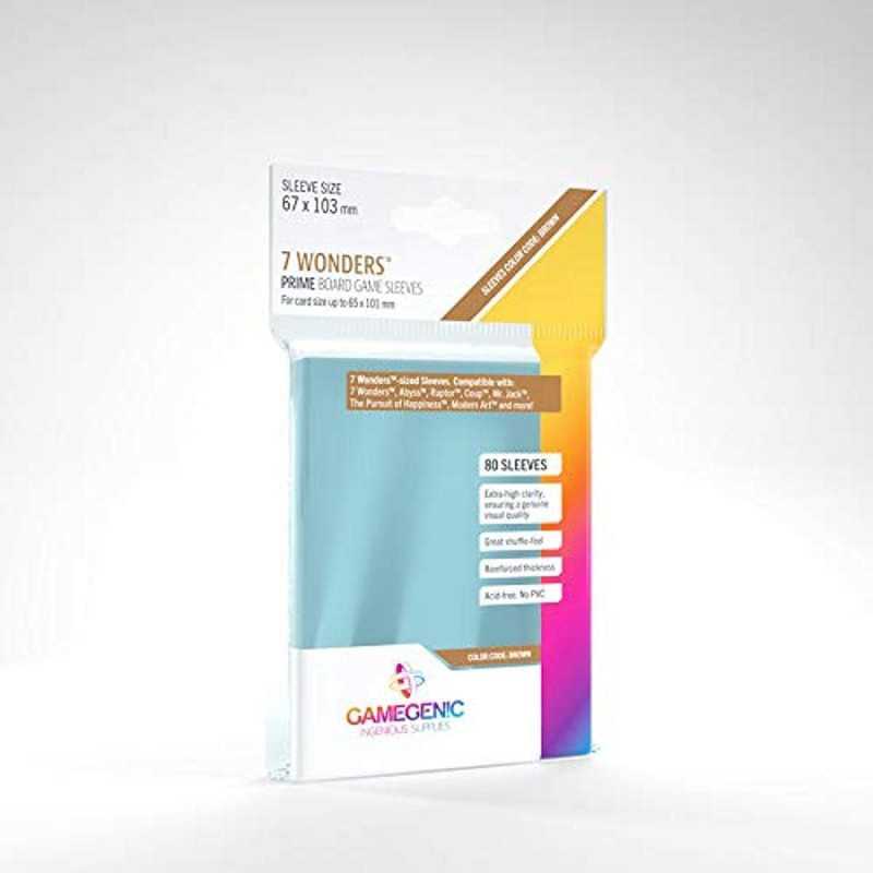 FUNDA GG PRIME 7 WONDERS 67x103mm PACK 80