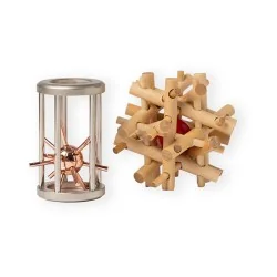 PACK METAL WOODEN PUZZLE