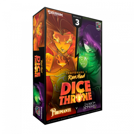 DICE THRONE CAJA 3: PIROMANTE VS LADRON SOMBRIO