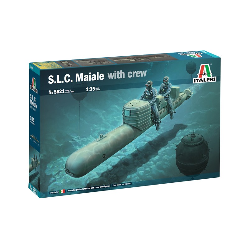MODELO 1:35 S.L.C. MAIALE with crew