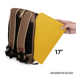 MOCHILA PORTADORA DE JUEGOS DE CARTAS COLOR CAFE