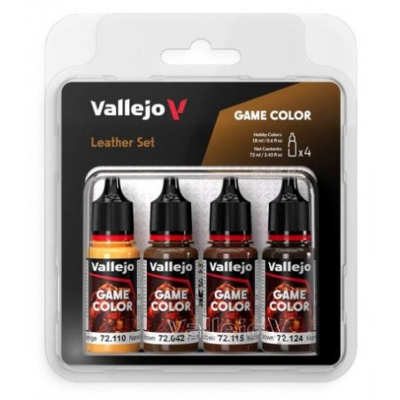 GAME COLOR SET: CUERO 18ml (4)