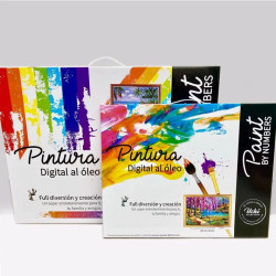 KIT PAINT BY NUMBERS MONTAÑA DE LOS SIETE COLORES - CUSCO 40x40