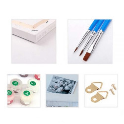 KIT PAINT BY NUMBERS FRIDA 3 50x65