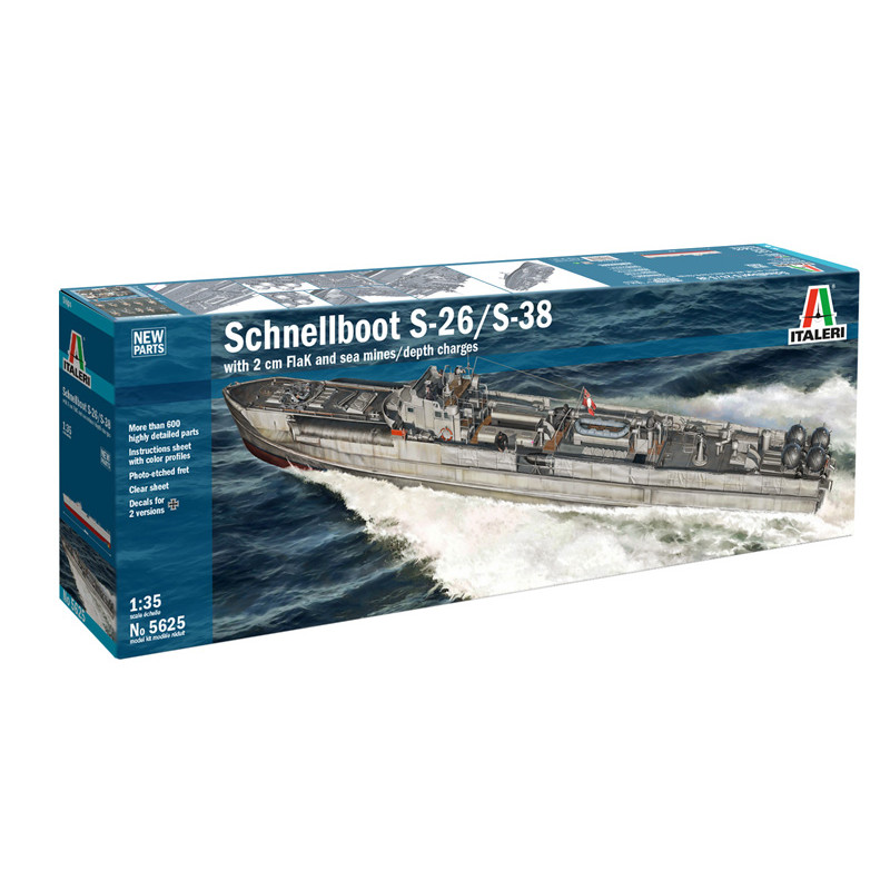 MODELO 1:35 SCHNELLBOOT S-26 / S-38
