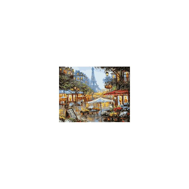 KIT PAINT BY NUMBERS LUCES DE PARÍS 50X65