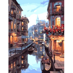 KIT PAINT BY NUMBERS GONDOLAS EN VENECIA 50X65