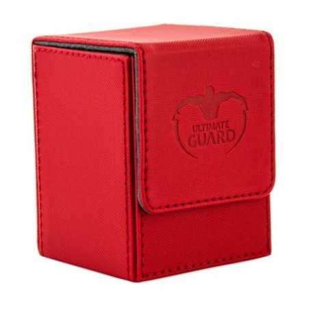 FLIP DECK CASE 100+ STANDARD SIZE XENO SKIN ROJO