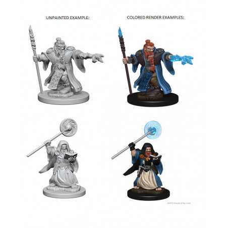 MINIATURAS D&D: DWARF MALE WIZARD