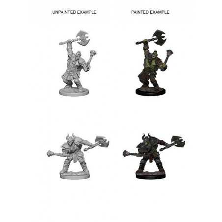 MINIATURAS PATHFINDER: HALF-ORC MALE BARBARIAN
