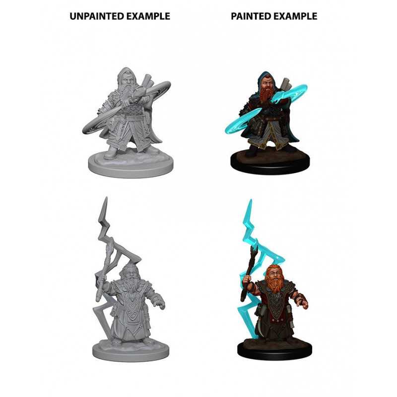 MINIATURAS PATHFINDER: DWARF MALE SORCERER