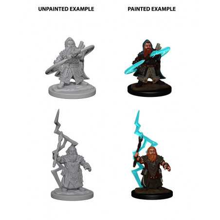 MINIATURAS PATHFINDER: DWARF MALE SORCERER
