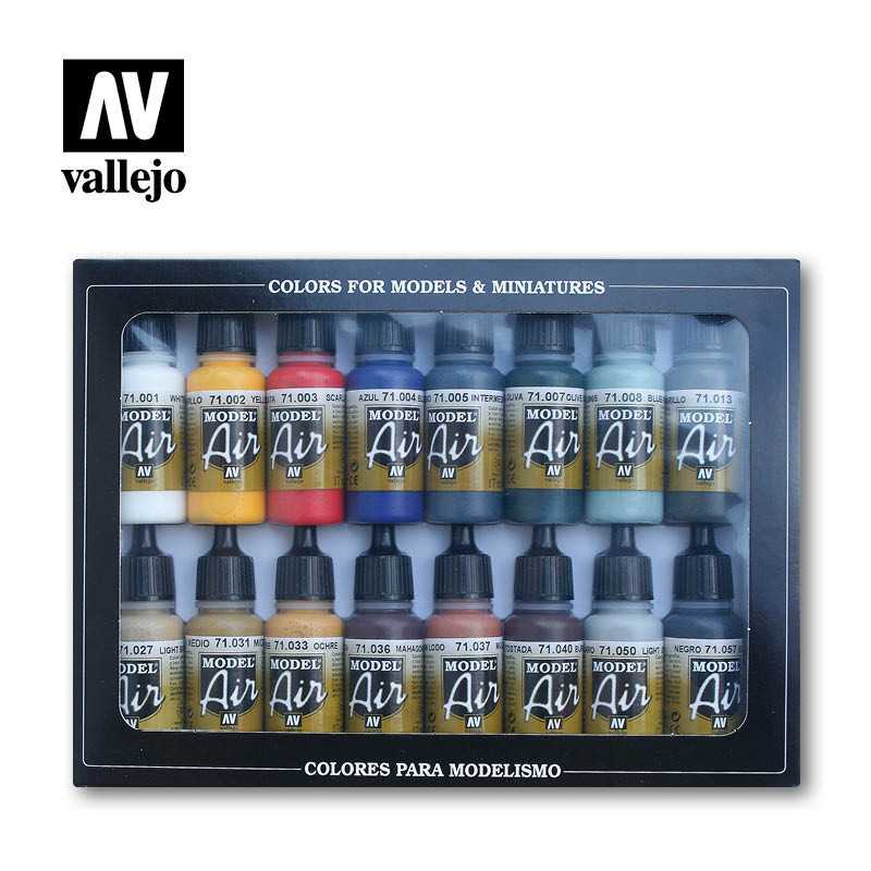 MODEL AIR SET: COLORES BASICOS (16)