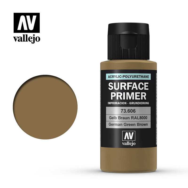 SURFACE PRIMER 60ml GELBBRAUN RAL8000