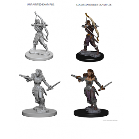 MINIATURAS D&D: ELF FEMALE RANGER