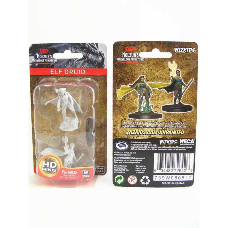 MINIATURAS D&D: ELF FEMALE DRUID