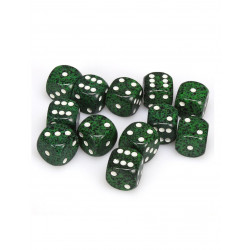 SET DE 12 DADOS D6 16MM MOTEADOS RECON
