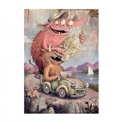 Puzzle 2000 pzs. ZOZOVILLE, Road Trippin