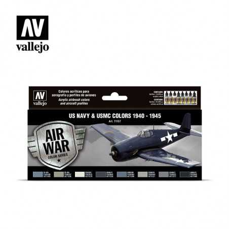 MODEL AIR SET: US NAVY & USMC WWII 1940-1945 (8)