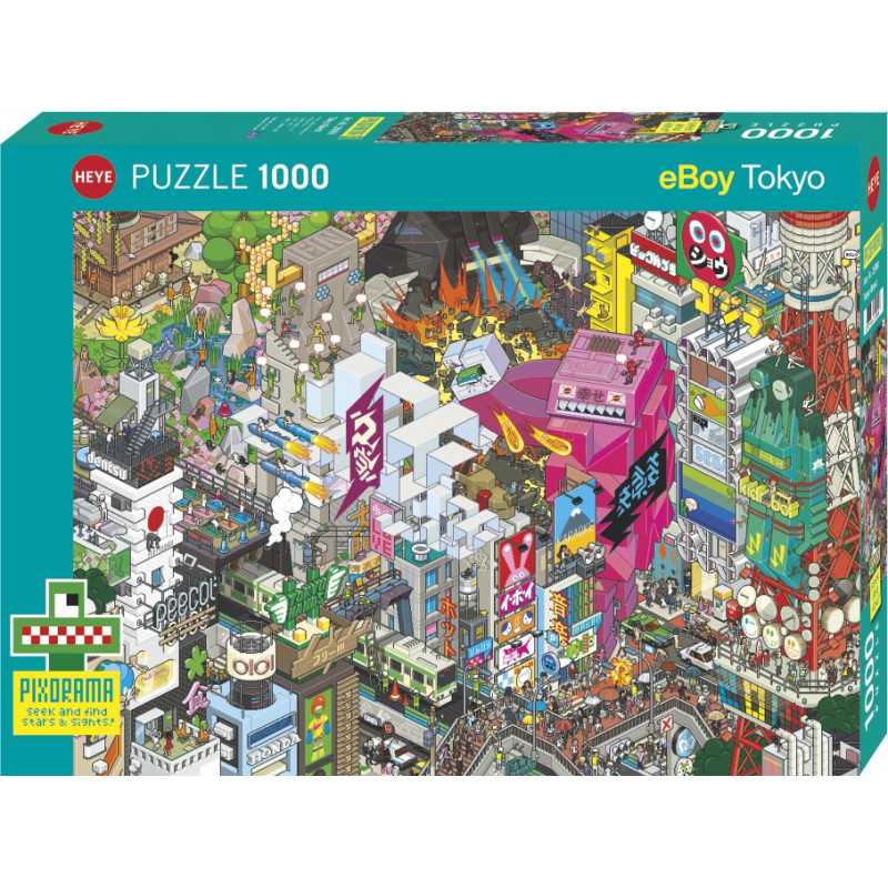 Puzzle 1000 pzs. eBoy, Tokyo Quest